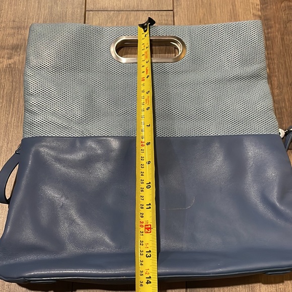 Skagen soft all leather steel blue purse. - Picture 13 of 13